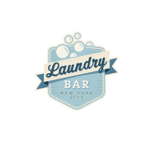LaundryBar needs a new Retro/Web2.0 logo デザイン by plusfour
