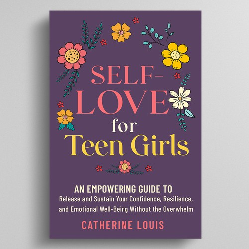 colorful cover to appeal to teen girls and their self-esteem Design by Dynaaa