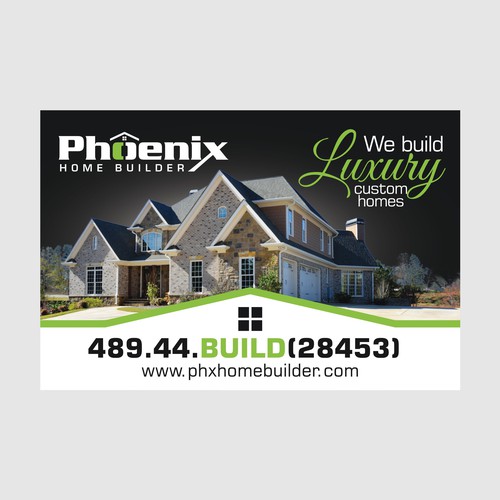 Home Sign DESIGN EXPERTS NEEDED:Custom Home Builder Needs a Stunning ...