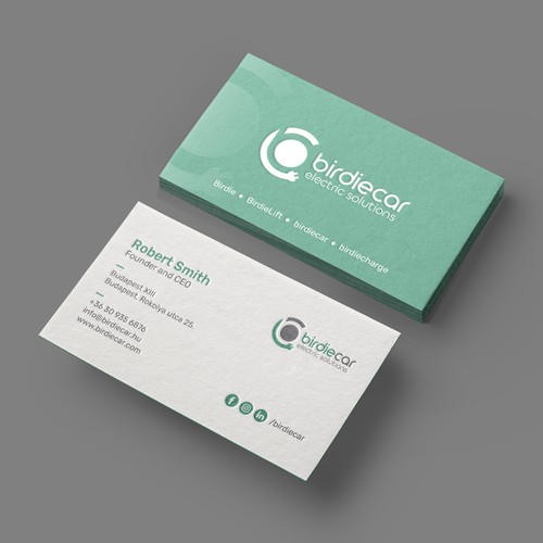 business card for company called birdie Design by muaz™