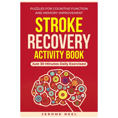 Stroke recovery activity book: Puzzles for cognitive function and memory improvement Design por Imttoo