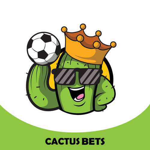 Cactusbets - professional but playful football betting logo