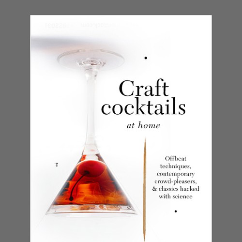 New book or magazine cover wanted for Craft Cocktails at Home Diseño de kcastleday