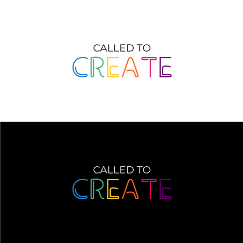 "Called to Create" Logo Design Diseño de FAS_creative