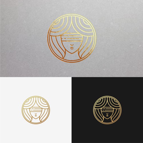 Fortuna Goddess Logo for Luxury French Jewelry House Design by eLyateh