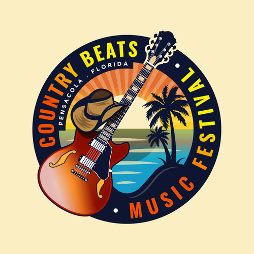 Iconic logo for iconic event for country music festivals in Florida Design by Jacob Gomes