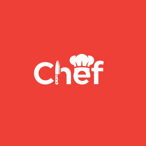 "CHEF": Food & Cooking Social Media Logo Design by Judgestorm