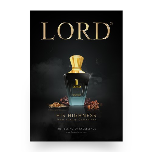 Design Poster  for luxury perfume  brand Design by Ritesh.lal