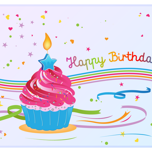 Create cool birthday card designs! Réalisé par RedLogo