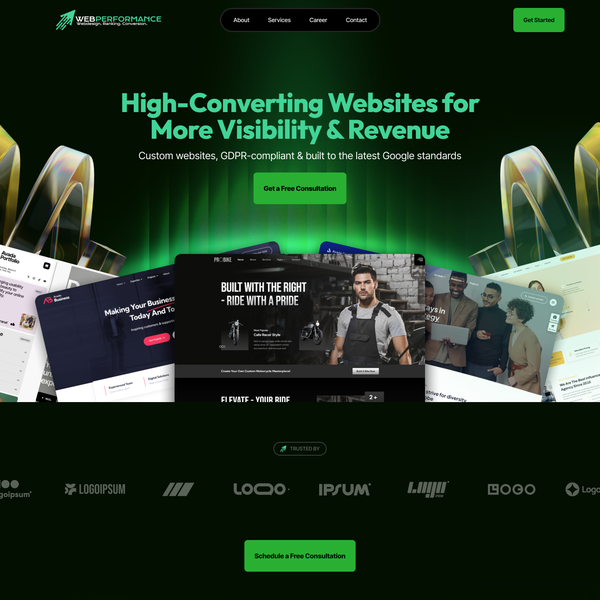 Design by Randy Yanuar titled "WebPerformance"