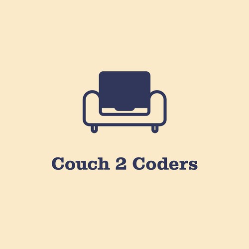 Subtly feminine and fun logo for coding novices Design by loobo