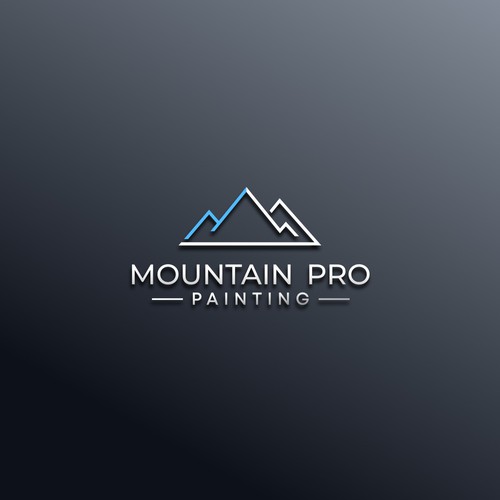 High-end, tech-focused Colorado painting company brand package Design by nov's