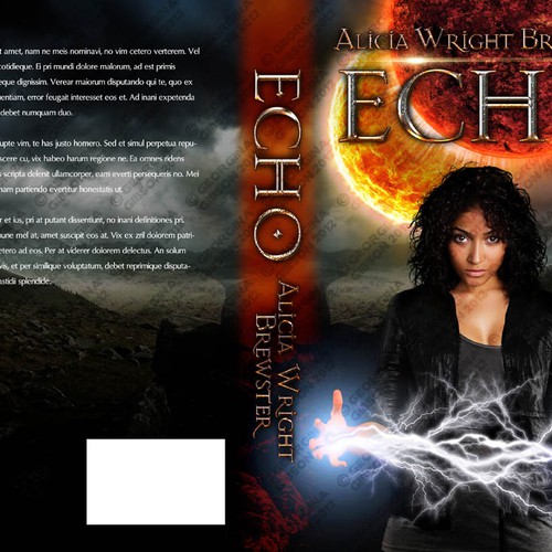 Book cover for fantasy/science fiction novel Ontwerp door G E O R G i N A