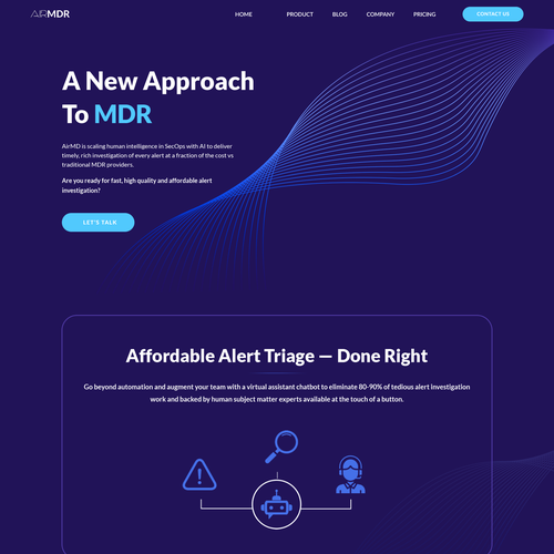 Bold Elegant Tech Website Homepage Design by Pinku