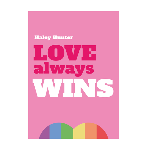 LGBTQ lesbian Loud and proud rainbow book cover To Attract readers Design by Radostella