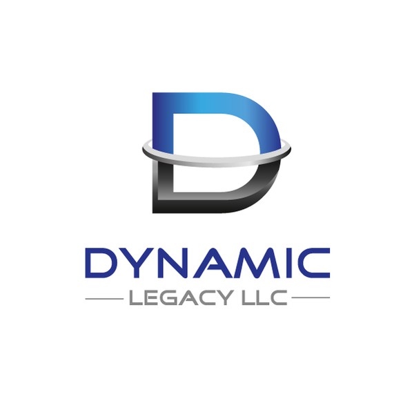 Dynamic Legacy logo for 3D printing and electrical circuit building company