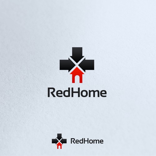 logo for Red Home Design by muezza.co™