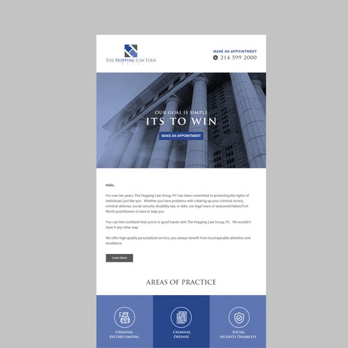 Designs | Law Firm Newsletter Template | Email contest