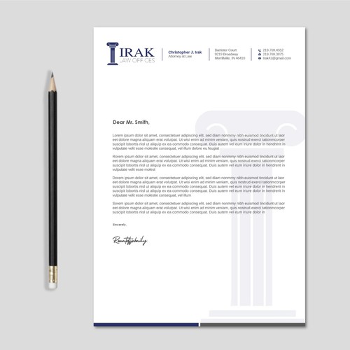 Design a new & improved Legal Letterhead Design by LAXMI DESIGNHUB