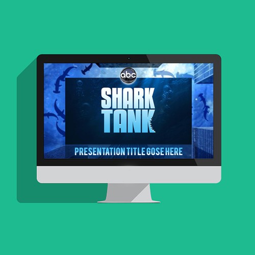 Enter The Shark Tank Powerpoint Template Contest! PowerPoint template