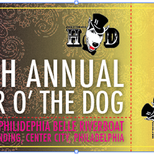 Black Tie Event Ticket Design Design by ra25