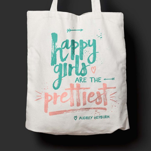 8 simple quote tote bag art designs, Other clothing or merchandise contest