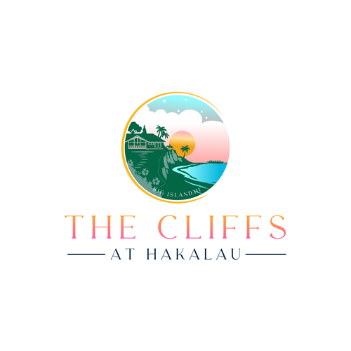 Need an exceptional logo for a cliffside, oceanfront Hawaiian short term rental for marketing Design by journeydsgn