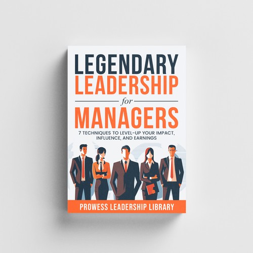 Design a Captivating Book Cover for a Leadership Skills Book for Managers Design by AIMVISION