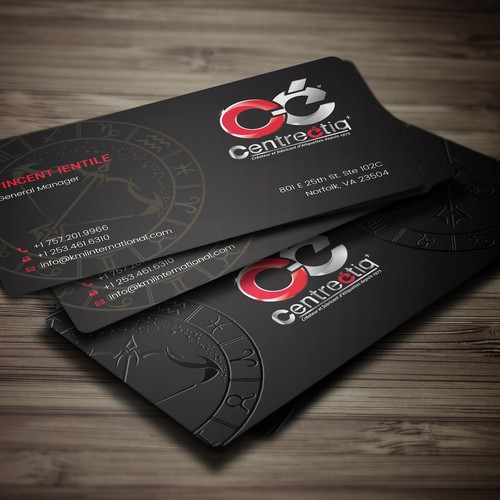 Proposition sur un concours de Carte de visite, réalisée par Doozo