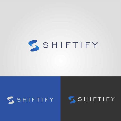 Minimalist and modern logo design for modern work shift management application Design by DariusJ