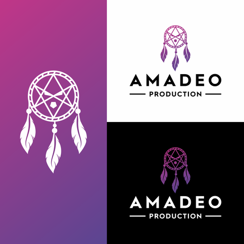 Amadeo Production "Film Company" Design by chandra.k