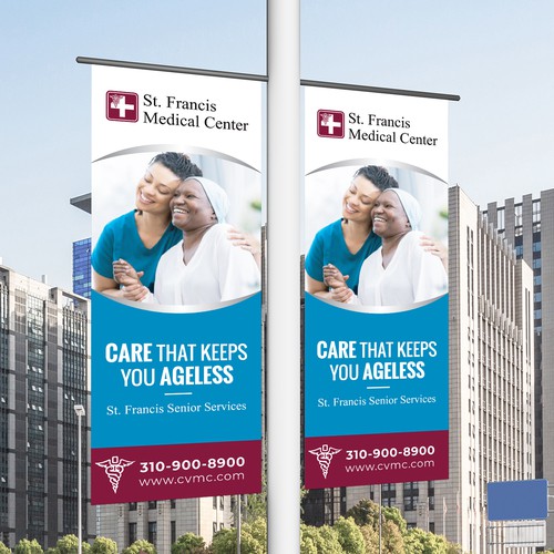 Design a banner that attracts older adults & families to use our specialized senior care & services Design by Sketch Media™