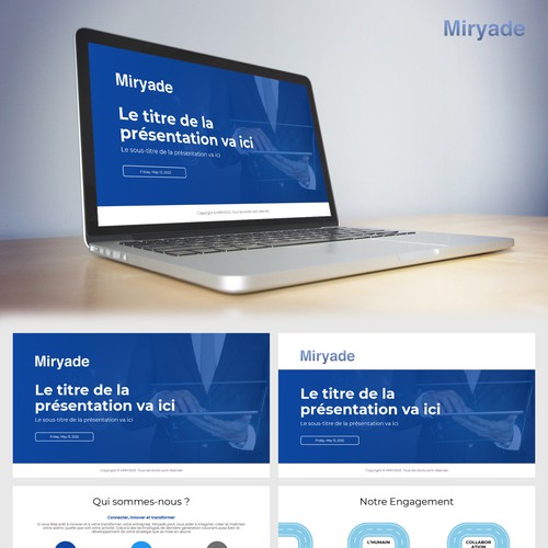 PowerPoint template contest entry by Wisden