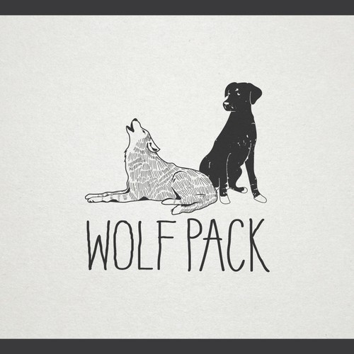 Create a logo for Wolf Pack Design by Khramova