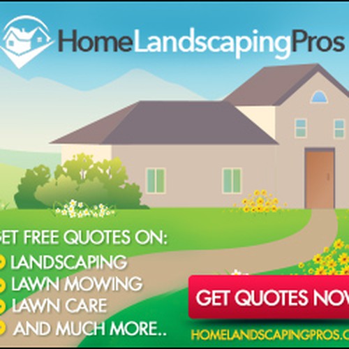 Fun and Exciting Landscaping Banner Ad Design by BannerXpert