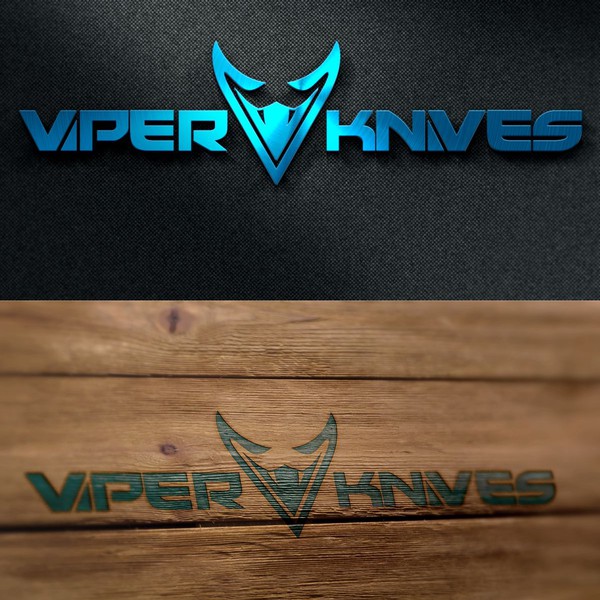 Sharp logo design for Viper Knives