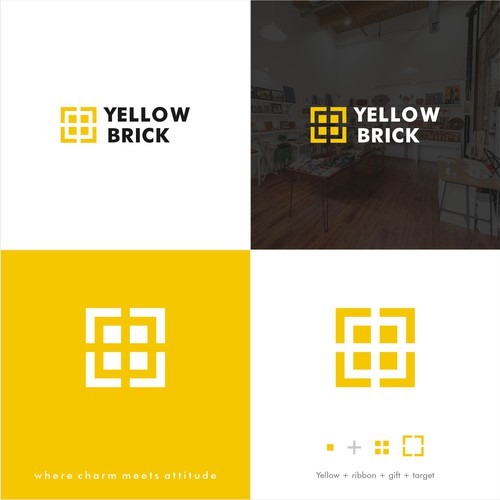 Yellow Brick Logo Design by lewi anton