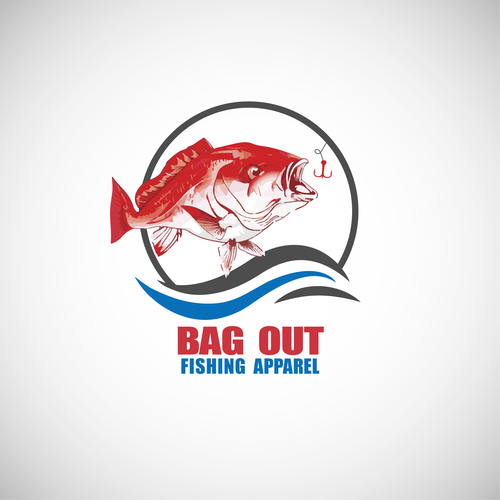 Logo for fishing apparel company By Outfishingapparel