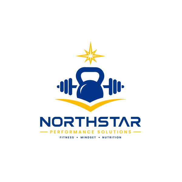 Bold Athletic Gym & Fitness Logo Design