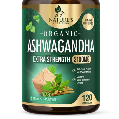 Ashwagandha Design Needed for Nature's Nutrition Design by UnderTheSea™