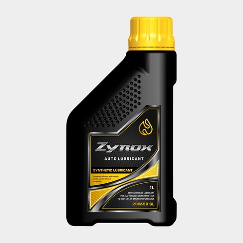 auto lubricant label design | strong , modern and powerful Design by sasidesign