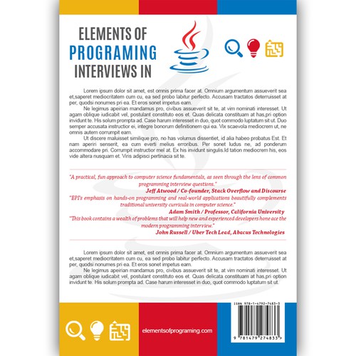 Best Selling Book in Computer Science Needs a New Cover Design by Zeljka Vukojevic