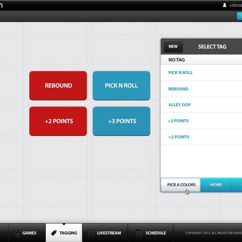 Create a stunning iPad design for a sports app Réalisé par SoLoMAN