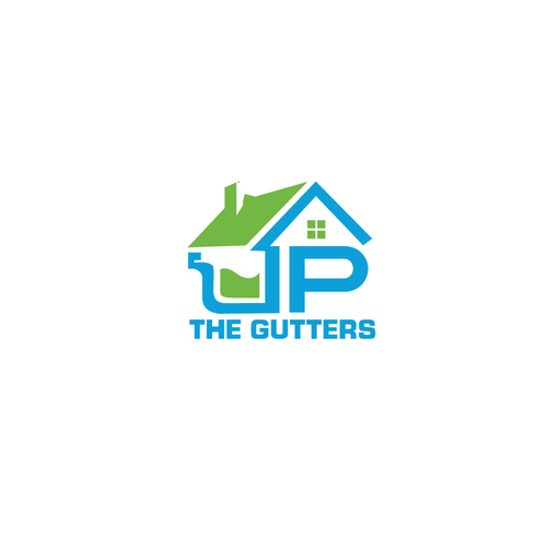 design a creative logo for a Gutter company with a unique name Design by YZ24