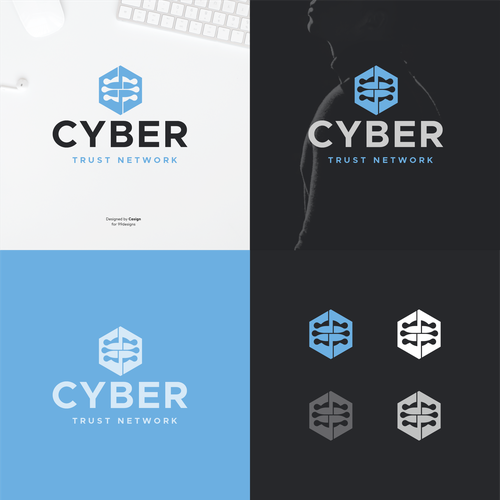 Design for the CyberTrust Network, an innovative platform designed to build trust and change lives Design by casign