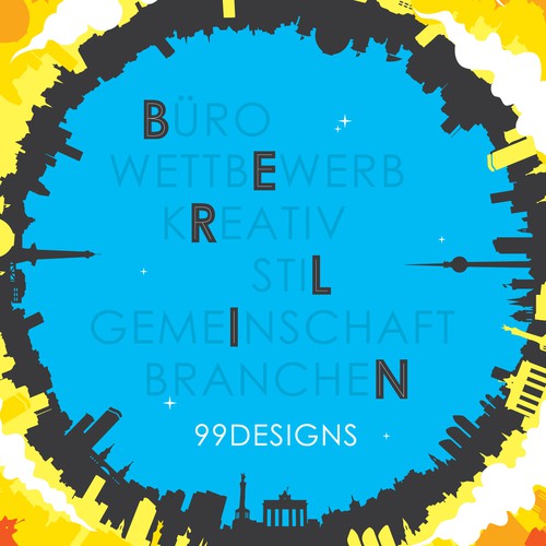 99designs Community Contest: Create a great poster for 99designs' new Berlin office (multiple winners) Design por zlup.