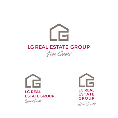 Create a modern, bold, and sleek logo for LG Real Estate Group Design by Ana Carri