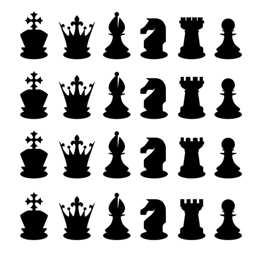 Chess piece design to be stamped onto all of our games Design by x3mboyz