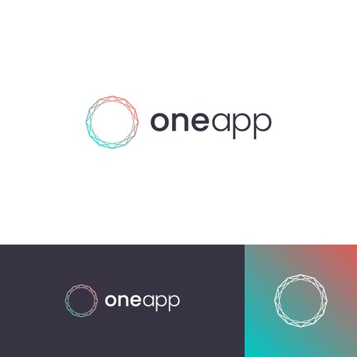 Diseño de oneapp logo de cleverley23