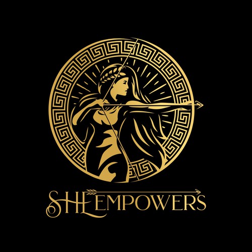 SHEempowers - luxurious design of a woman preferrably in some kind of a circle to appeal to women professionals Design by Art_Tam